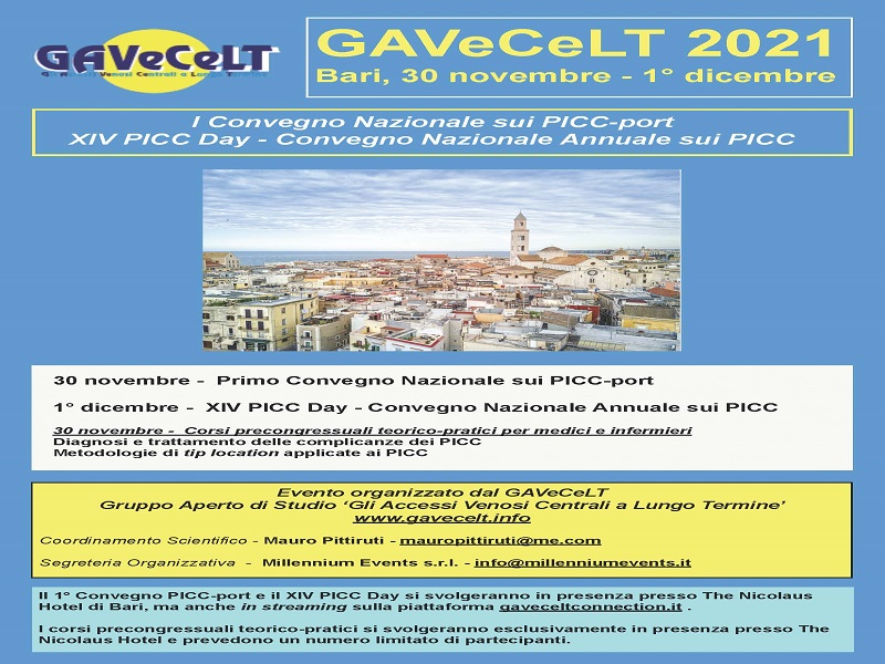 30 NOVEMBRE - 01 DICEMBRE, GAVeCeLT 2021