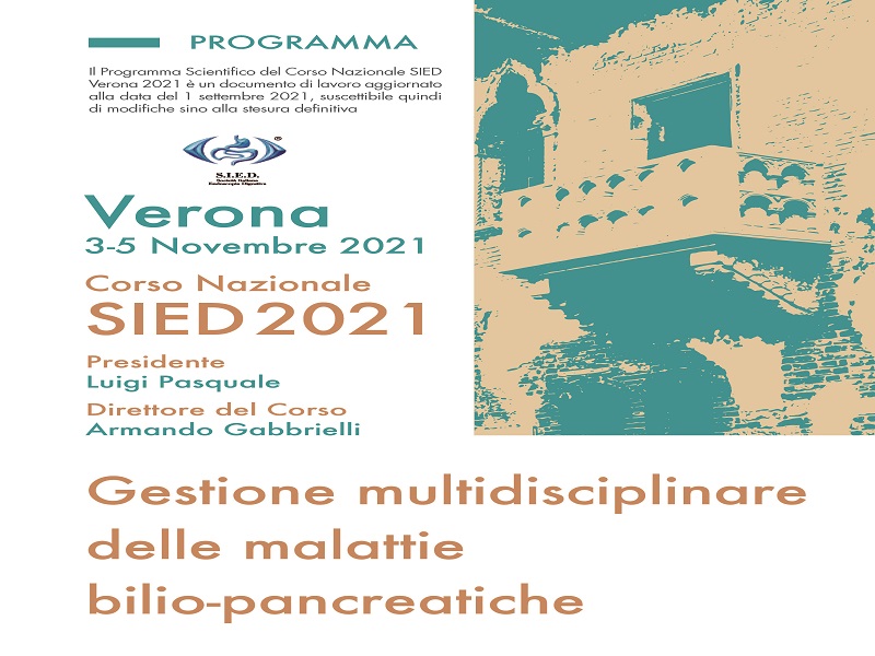 03-05 NOVEMBRE 2021, CORSO NAZIONALE SIED 2021