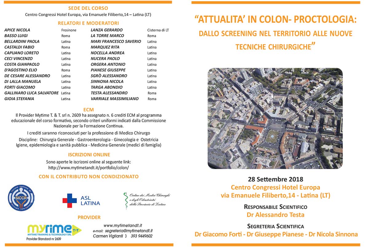 attualita in colon proctologia 2018 innovamedica