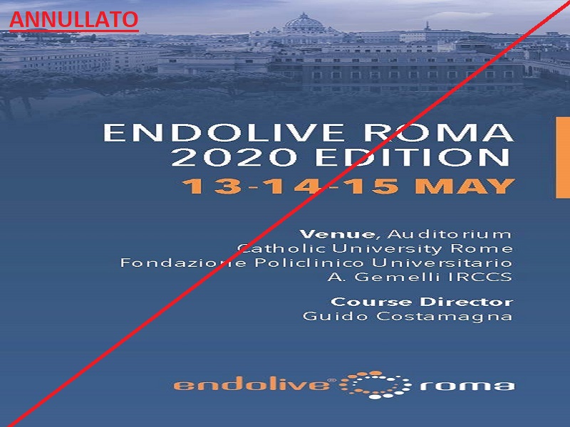 13-15 Maggio 2020, ENDOLIVE