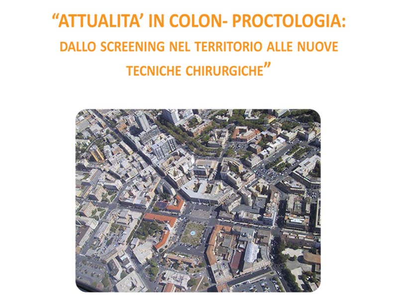 28 Settembre 2018 - ATTUALITA' IN COLON-PROCTOLOGIA