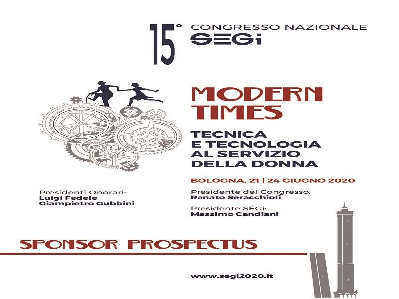 21-24 giugno 2020, 15° CONGRESSO NAZIONALE SEGI