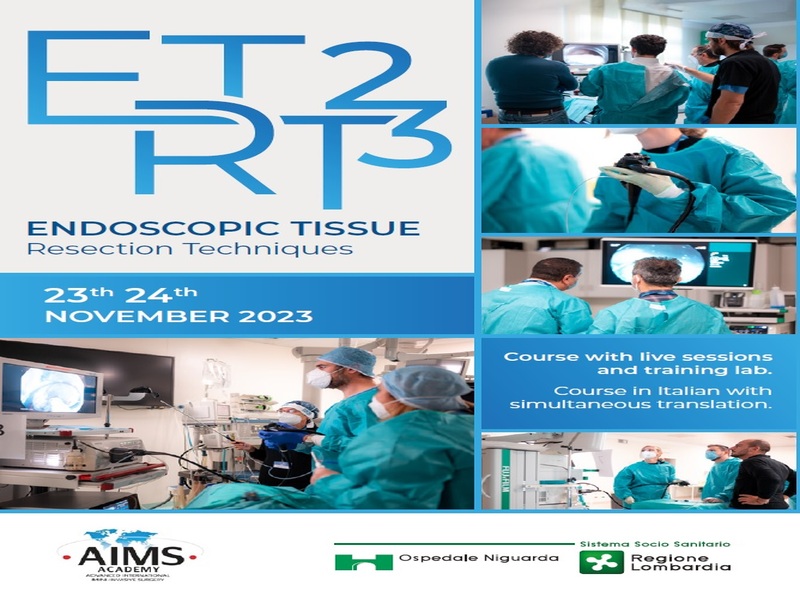 23-24 NOVEMBRE 2023 - ENDOSCOPIC TISSUE RESECTION TECHNIQUES