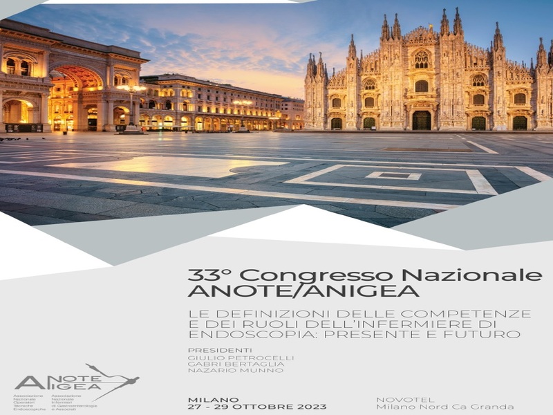 27-29 OTTOBRE 2023 - 33° CONGRESSO NAZIONALE ANOTE/ANIGEA