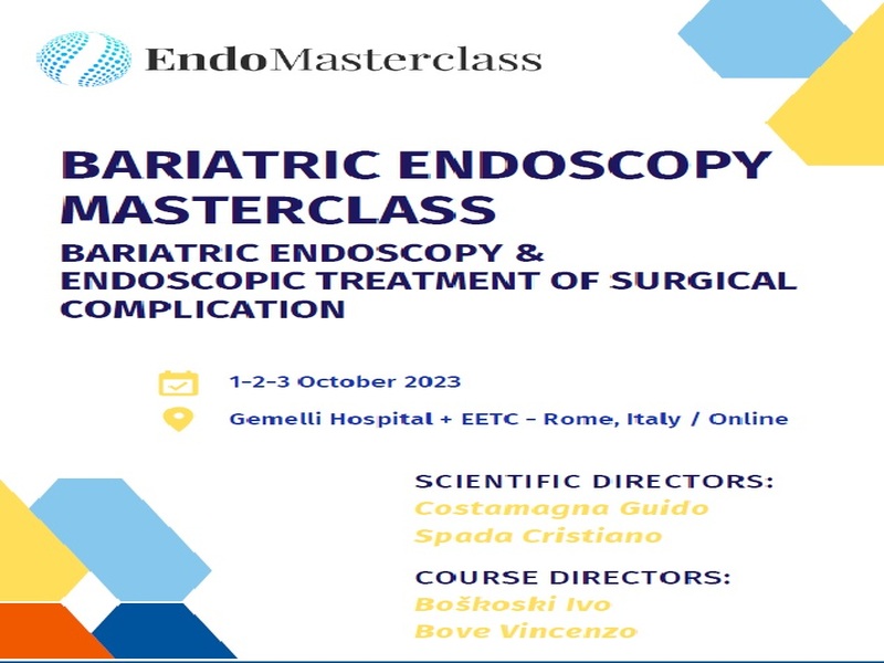 1-3 OTTOBRE 2023 - BARIATRIC ENDOSCOPY MASTERCLASS